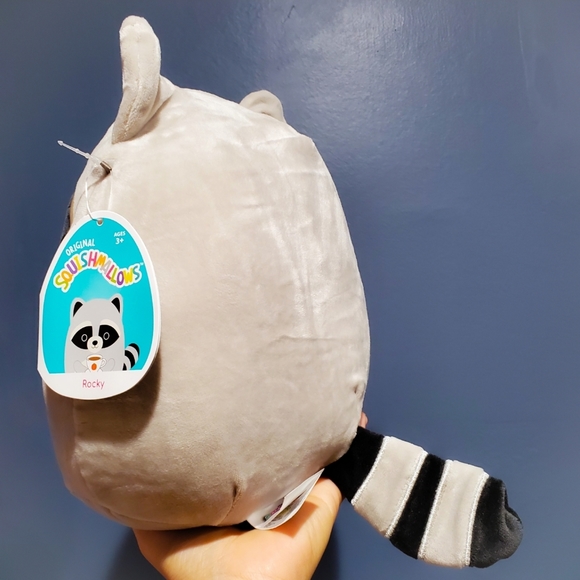 8" Squishmallow Rocky the Racoon - Picture 3 of 3